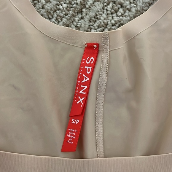 Spanx Thinstincts Open Bust Bodysuit Nude Small EUC - Picture 4 of 10